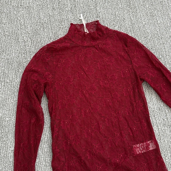 By Anthropologie lace layering turtleneck - Picture 2 of 5